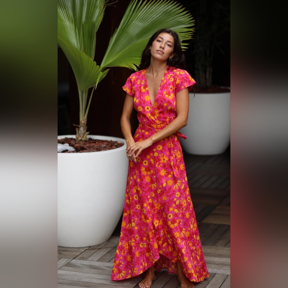 XIX Palms Miami Wrap Dress